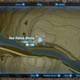 A tiny part of the game’s map at maximum zoom. X marks where I previously died. The game auto-saves often and revives you near where you croaked.